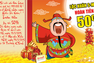 Siêu khuyến mại mừng Xuân Ất Mùi từ S-mart