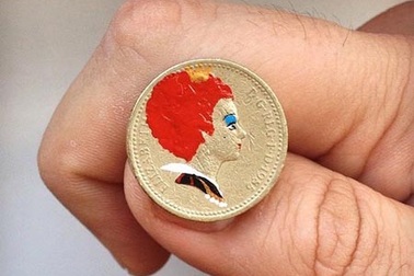 Kinh ngạc với những chân dung sinh động được vẽ trên đồng xu