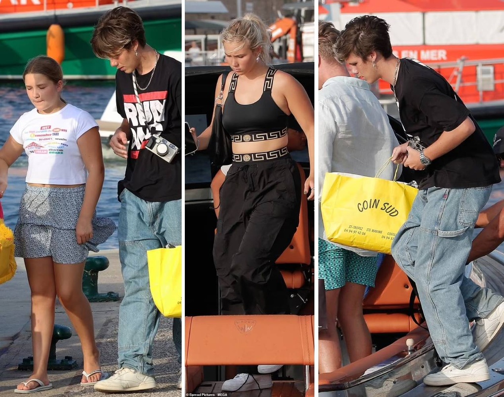 Kỷ niệm 23 năm ngày cưới, David Beckham khoe ngực trần và bế bổng vợ - 4