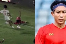 Pha bóng chơi cực xấu của cầu thủ Myanmar, khiến Indonesia phẫn nộ