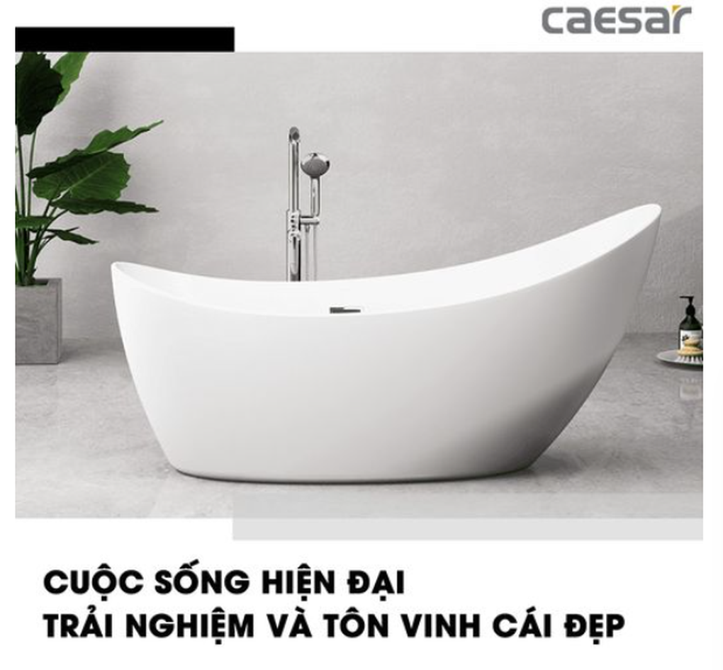 Thiết bị vệ sinh Caesar giúp không gian phòng tắm tiện ích, sang trọng - 3 Thiết bị vệ sinh Caesar giúp không gian phòng tắm tiện ích, sang trọng - 3