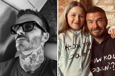 David Beckham "giận hờn" vì con gái út đã thầm thích... một bạn nam
