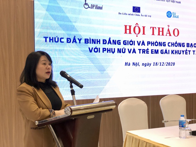 Nâng cao nhận thức, hỗ trợ pháp lý cho phụ nữ, trẻ em gái khuyết tật  - Ảnh 2.