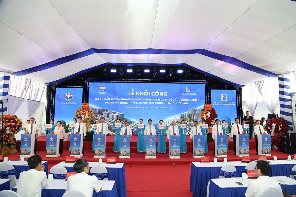 Hải Phòng khởi công khu lưu trú hơn 1.100 tỷ đồng cho công nhân - 1