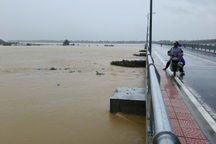 Cầu Câu Lâu ở Đà Nẵng có nguy cơ bị lũ cuốn trôi