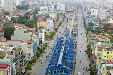 Toàn cảnh tuyến đường trên cao gần 10.000 tỷ "giải cứu" giao thông Ngã Tư Sở - cầu Vĩnh Tuy