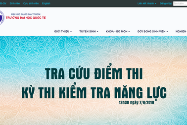 Trường đầu tiên công bố điểm thi vào đại học