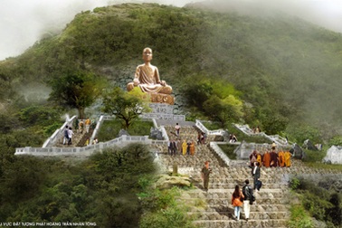 Yên Tử khởi đúc tượng đồng khổng lồ