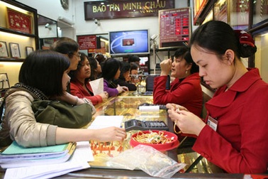 Vàng trong nước loạn giá