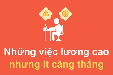 Infographic: Top 7 công việc lương cao, ít căng thẳng