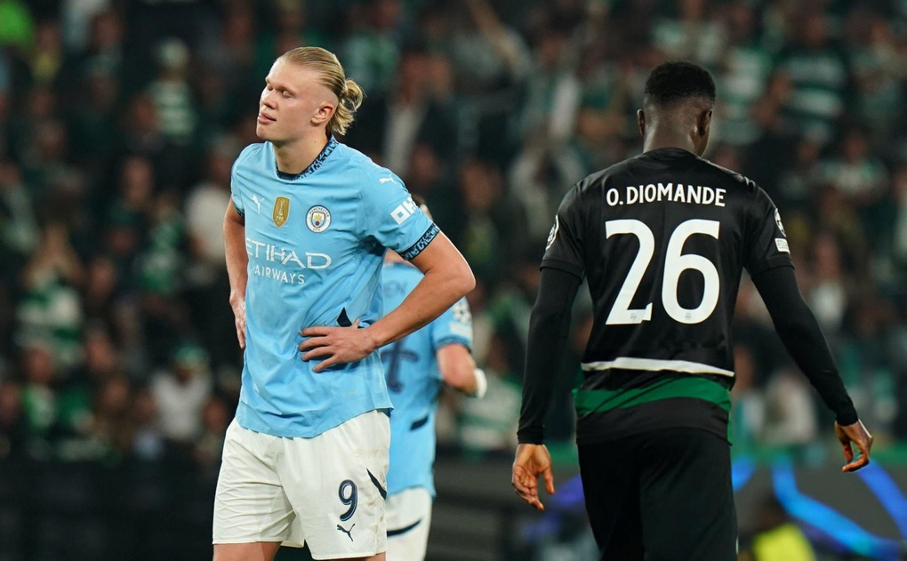 Haaland đá hỏng phạt đền, Man City thảm bại trên sân Sporting Lisbon - 3