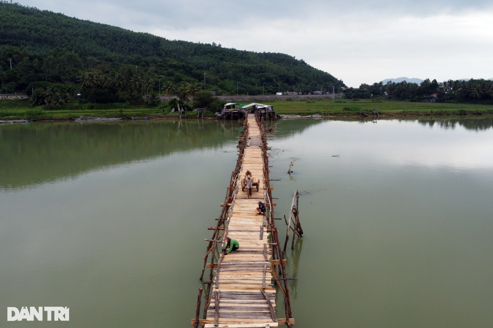 Dựng lại cầu gỗ Ông Cọp dài nhất Việt Nam - 15 Dựng lại cầu gỗ Ông Cọp dài nhất Việt Nam - 15