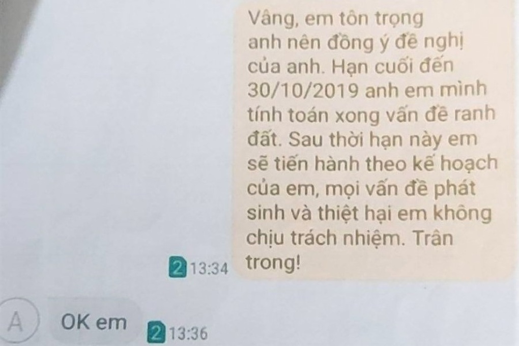 Công khai xin lỗi người oan sai trong vụ án bắt đầu từ tin nhắn OK em - 2 Công khai xin lỗi người oan sai trong vụ án bắt đầu từ tin nhắn OK em - 2