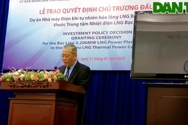 Đại diện tỉnh Bạc Liêu sơ lược dự án tỷ đô.