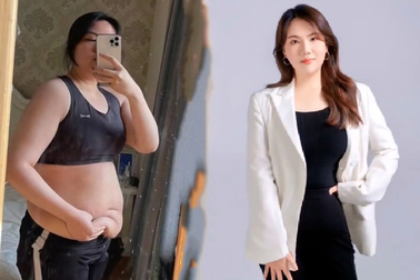 Cô gái Trung Quốc dừng học thạc sĩ để giảm 20kg