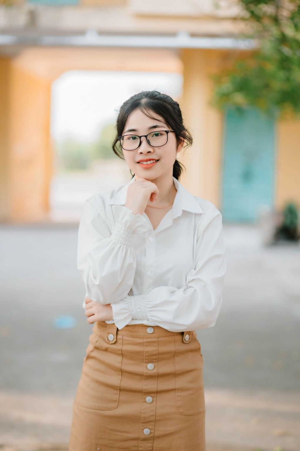 Nữ sinh điểm 10 môn Văn tốt nghiệp sẽ đầu quân vào ĐH Ngoại thương - 1 Nữ sinh điểm 10 môn Văn tốt nghiệp sẽ đầu quân vào ĐH Ngoại thương - 1