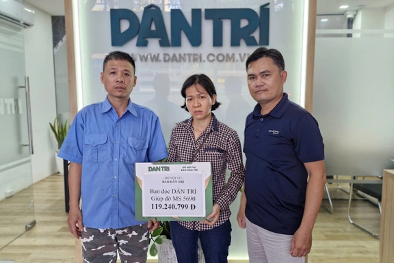 Cậu bé ham học mắc ung thư được bạn đọc Dân trí giúp gần 120 triệu đồng