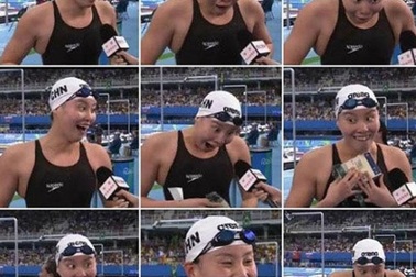 VĐV Trung Quốc gây sốt nhờ khuôn mặt biểu cảm