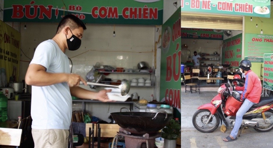 Phòng dịch Covid-19, hàng quán ở Đà Nẵng chỉ bán cho khách mang về - 2 Phòng dịch Covid-19, hàng quán ở Đà Nẵng chỉ bán cho khách mang về - 2