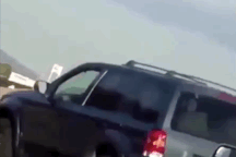 Bị lật xe chỉ vì nóng vội