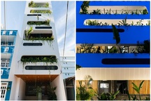 Nhà phố Vũng Tàu có mặt tiền “vườn chồng vườn” độc đáo