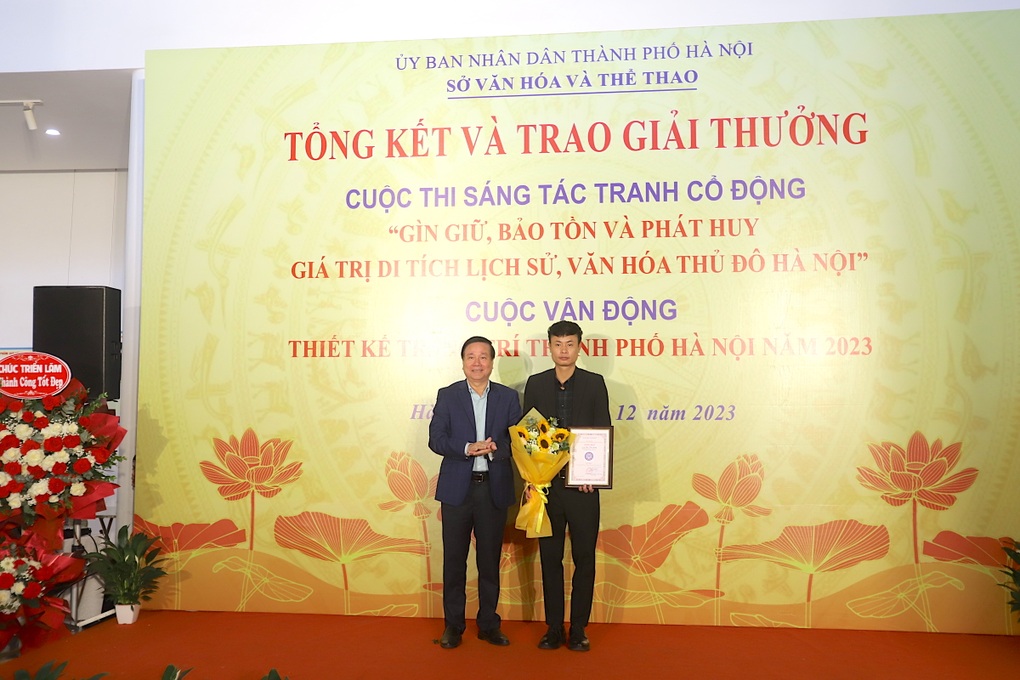Hướng về Thủ đô giành giải Nhất cuộc thi thiết kế trang trí đường phố - 3 Hướng về Thủ đô giành giải Nhất cuộc thi thiết kế trang trí đường phố - 3