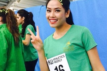 Nguyễn Thị Loan đứng thứ 11 trong phần thi nhảy xa