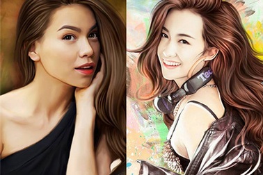 Bằng máy tính, 9x vẽ sao Việt "giống như thật"