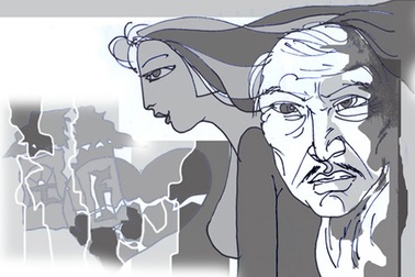 Chồng già qua đời, nhân tình đem “trả” về cho vợ