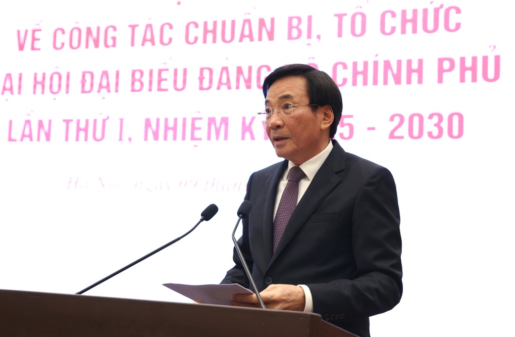 Tổng Bí thư Tô Lâm sẽ dự Đại hội đầu tiên của Đảng bộ Chính phủ - 1 Tổng Bí thư Tô Lâm sẽ dự Đại hội đầu tiên của Đảng bộ Chính phủ - 1