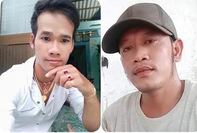 Thạch Cương (trái) và Tô Hoàng Chương đã bị bắt giữ