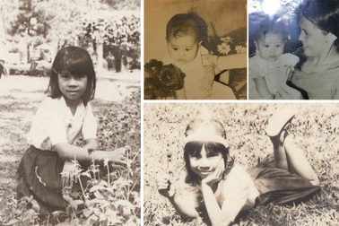 Thanh Thảo tung ảnh thời… ẵm ngửa, đi mẫu giáo