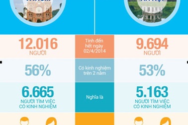 Sự khác nhau giữa người tìm việc TPHCM và Hà Nội