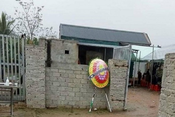 Gia đình anh Lê Trọng C, nơi xảy ra vụ hỏa hoạn
