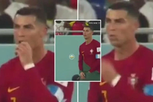 Hành động lạ của C.Ronaldo khiến nhiều người khó hiểu