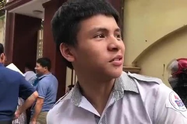 Thí sinh Nghệ An chia sẻ sau buổi thi Văn