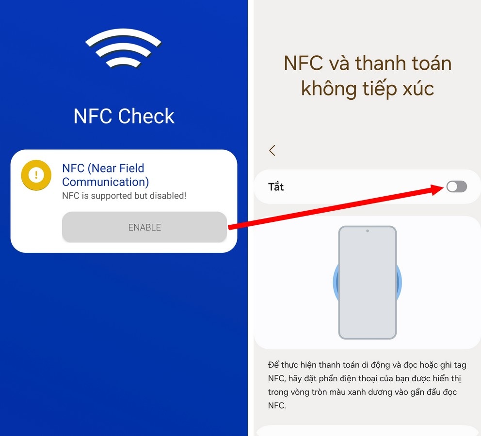 Kiểm tra smartphone có trang bị NFC hay không để xác thực sinh trắc học - 5