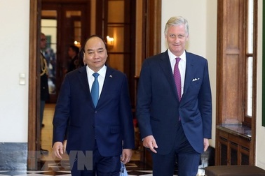 Thủ tướng Nguyễn Xuân Phúc hội kiến Nhà vua Vương quốc Bỉ