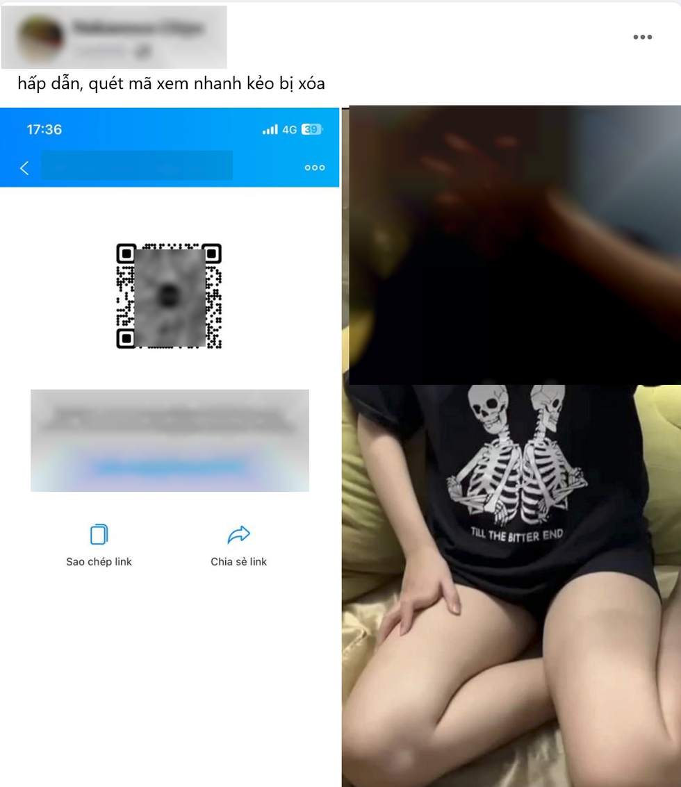Nhiều kẻ lừa đảo lợi dụng trí tò mò của nạn nhân, lừa họ cài đặt mã độc thông qua mã QR (Ảnh chụp màn hình). Nhiều kẻ lừa đảo lợi dụng trí tò mò của nạn nhân, lừa họ cài đặt mã độc thông qua mã QR (Ảnh chụp màn hình).