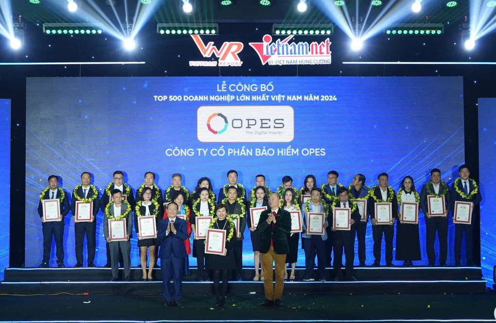OPES lần đầu vào Top 500 doanh nghiệp lớn nhất Việt Nam của Vietnam Report - 1 OPES lần đầu vào Top 500 doanh nghiệp lớn nhất Việt Nam của Vietnam Report - 1