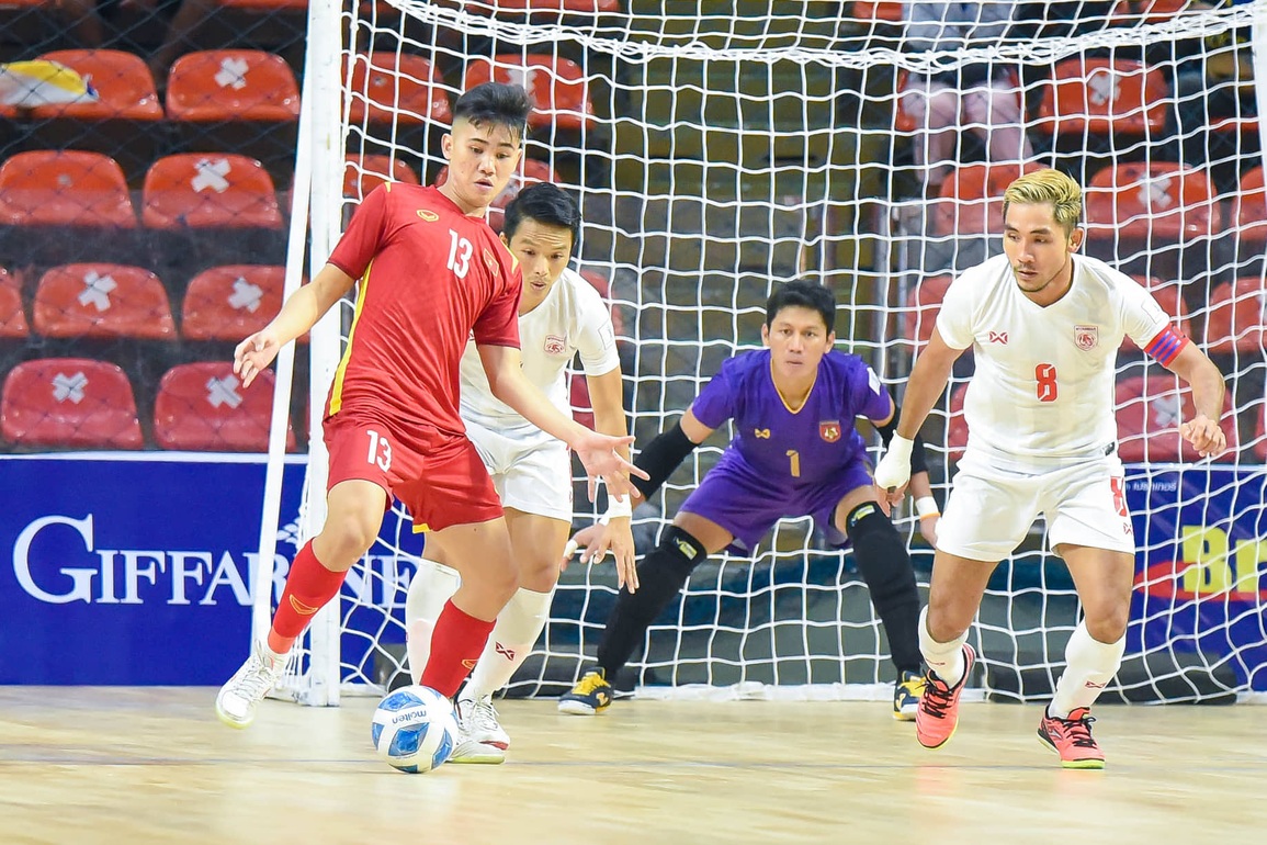 Thắng Myanmar, đội tuyển futsal Việt Nam giành vé dự giải châu Á - 1 Thắng Myanmar, đội tuyển futsal Việt Nam giành vé dự giải châu Á - 1