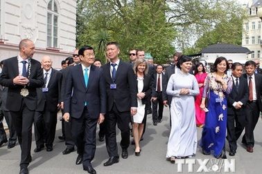 Chủ tịch nước dự khai trương Cơ quan thường trú TTXVN tại Séc