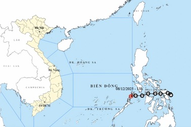 Áp thấp nhiệt đới suy yếu, không còn khả năng gây gió mạnh ở Biển Đông