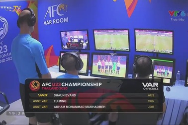 Trong phòng VAR trận chung kết U23 châu Á 2020