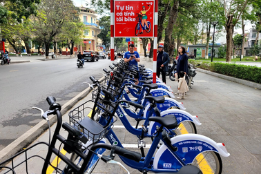 Hải Phòng thí điểm cho thuê xe đạp công cộng