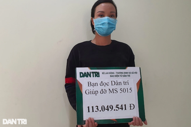 Bạn đọc Dân trí giúp đỡ cô giáo mắc ung thư vú hơn 120 triệu đồng