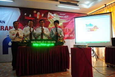 Ra mắt “Nghĩa trang liệt sĩ trực tuyến”