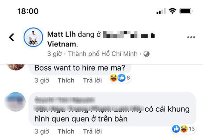 Bạn bè liên tục hỏi khó về góc làm việc lấp ló ảnh bên Hương Giang, Matt Liu liền có cách trả lời cực khéo - Ảnh 3.