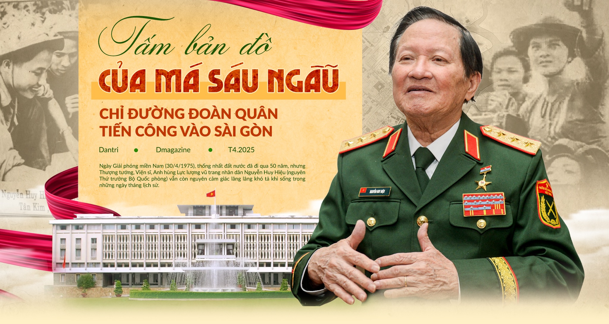 Tấm bản đồ của má Sáu Ngẫu chỉ đường đoàn quân tiến công vào Sài Gòn