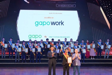 Sao Khuê 2025 vinh danh GapoWork - Đột phá số hóa quản trị doanh nghiệp
